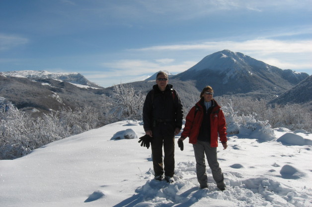 Trekking nella neve